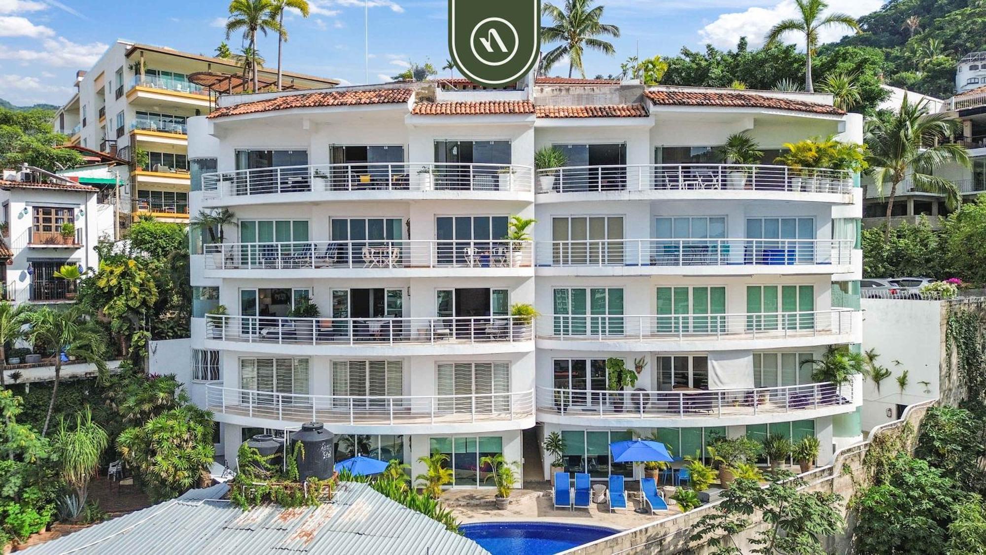 Stunning 2 Bedroom - Oceanview Terrace - Downtown * Puerto Vallarta
